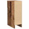 vidaXL Table de chevet avec tiroir vieux bois 20x36x60 cm