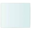 vidaXL Panneau pour &eacute;tag&egrave;re Verre transparent 30 x 25 cm