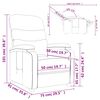 vidaXL Fauteuil inclinable Cr&egrave;me Tissu