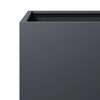 vidaXL Jardini&egrave;res 2 pcs anthracite 30x30x30 cm acier