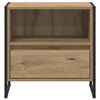vidaXL Table de chevet 2 pcs Ch&ecirc;ne artisan 50 x 39,5 x 50 cm