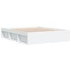 vidaXL Cadre de lit sans matelas blanc 140x200 cm
