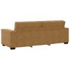 vidaXL Ensemble de canap&eacute;s 3 pcs avec coussins Marron Velours