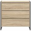 vidaXL Buffet avec tiroir Sonoma 79 x 36 x 75.5 cm Bois d'ing&eacute;nierie