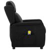 vidaXL Chaise de massage Noir 93.5 x 67.5 x 101.5 cm tissu
