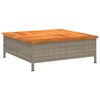 vidaXL Couvercle de base de parasol gris 70x70x25 cm