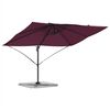 vidaXL Parasol Bordeaux 351 x 250 x 260 cm Polyester et Aluminium