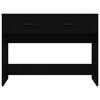 vidaXL Table console Noir 100x39x75 cm Bois d'ing&eacute;nierie