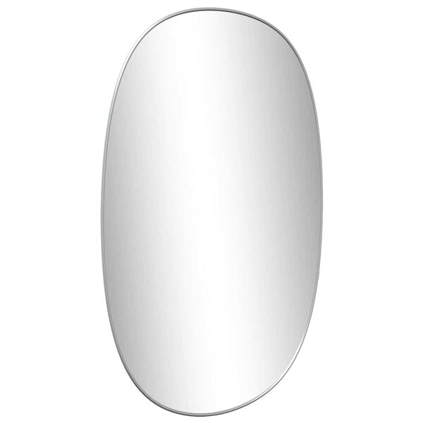 vidaXL Miroir mural Argent&eacute; 80x50 cm