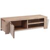 vidaXL Meuble TV bois d'acacia massif bross&eacute; 140x38x40 cm