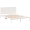 vidaXL Cadre de lit extra long sans matelas 160x220 cm bois massif