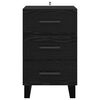 vidaXL Cabinet de chevet Chêne noir 40 x 40 x 66 cm Bois d'ingénierie