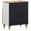 vidaXL Table de chevet 50x33x60 cm bois de manguier massif