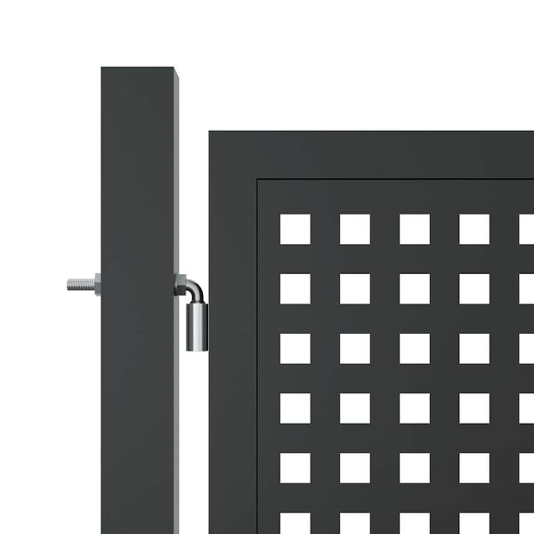 vidaXL Portail de jardin Anthracite 400 x 175 cm Acier