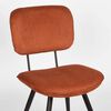 LABEL51 Chaises &agrave; manger lot de 2 Vic 49x60x87 cm rouille