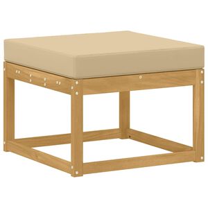 vidaXL Hocker d'ext&eacute;rieur Bois d'Acacia Massif Blanc