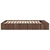 vidaXL Cadre de lit sans matelas ch&ecirc;ne marron 150x200 cm