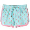 vidaXL Short pour enfants avec cordon menthe clair 104