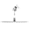 vidaXL Pomme de douche plongeante 2 pcs Acier inoxydable &Oslash; 30 cm
