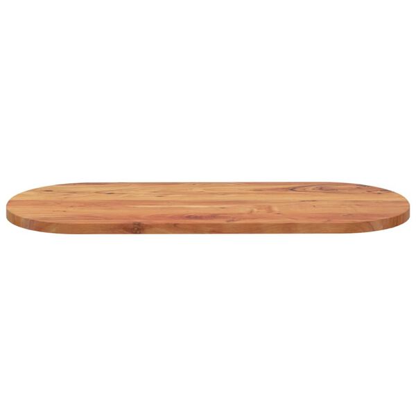 vidaXL Dessus de table 140x60x2,5 cm ovale bois massif d'acacia