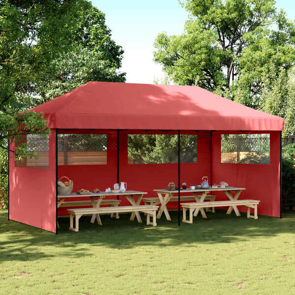 vidaXL Tente de f&ecirc;te Bordeaux 292 x 580 x 315 cm Tissu Oxford