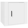 vidaXL Table de chevet Blanc 50x39x47 cm