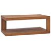 vidaXL Table basse 90x50x35 cm Bois de teck solide