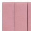 vidaXL Cadre de lit avec LED sans matelas Hanko rose 140x190cm velours