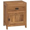 vidaXL Table de chevet teck massif 40x30x50 cm