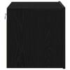vidaXL Cabinet de chevet avec tiroir 2 pcs Ch&ecirc;ne noir 50 x 39 x 41 cm
