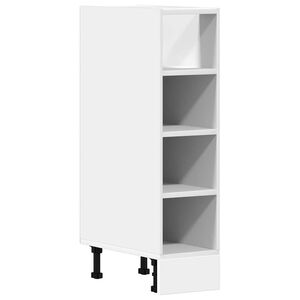 vidaXL Meuble bas "Riga" Blanc 20 x 44,5 x 81,5 cm Bois d'ing&eacute;nierie