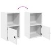 vidaXL Biblioth&egrave;que blanc 31x24x52 cm bois d'ing&eacute;nierie