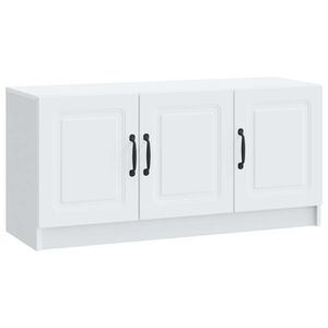 vidaXL Meuble TV Blanc 99 x 34,5 x 47 cm Bois d'ing&eacute;nierie