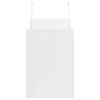 vidaXL Sacs en papier 250 pcs avec poign&eacute;es blanc 32x17x25 cm