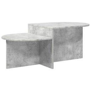 vidaXL Table basse Gris b&eacute;ton 100 x 50 x 40 cm Bois d'ing&eacute;nierie