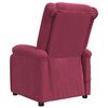 vidaXL Fauteuil de massage Rouge bordeaux Velours