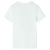 T-shirt pour enfants avec manches courtes &eacute;cru 92
