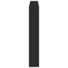 vidaXL Armoire t&ecirc;te de lit avec LED noir 140x17x102 cm