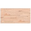 vidaXL Comptoir de salle de bain 80x40x2,5 cm bois massif de h&ecirc;tre