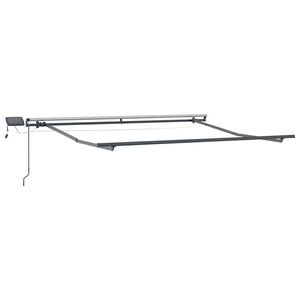 vidaXL Cadre d'auvent Anthracite 3 x 2,5 m Aluminium