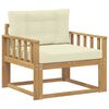 vidaXL Sofa de milieu ext&eacute;rieur Polyester Blanc