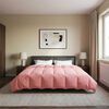 vidaXL Duvet complet toute l'ann&eacute;e Rose 200 x 220 cm Microfibre