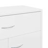 vidaXL Buffet Blanc brillant 60x30x75 cm Bois d'ing&eacute;nierie