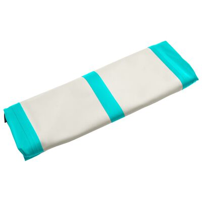 vidaXL Tapis gonflable de gymnastique avec pompe 60x100x20 cm PVC Vert
