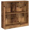 vidaXL Biblioth&egrave;que vieux bois 80x24x76 cm bois d'ing&eacute;nierie