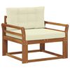 vidaXL Sofa de milieu ext&eacute;rieur Naturel