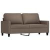 vidaXL Ensemble de canap&eacute;s 3 pcs avec coussins Taupe Tissu