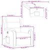vidaXL Fauteuil inclinable de massage &eacute;lectrique jaune velours