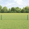 vidaXL Cl&ocirc;ture avec poteau Vert 0,4 x 50 m Acier et PVC