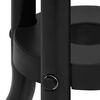 vidaXL Ensemble &agrave; manger de jardin 5 pcs Noir